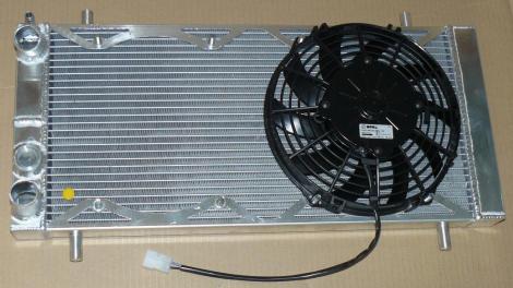 Radiator with fan