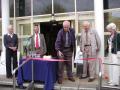 Jem cuts the ribbon